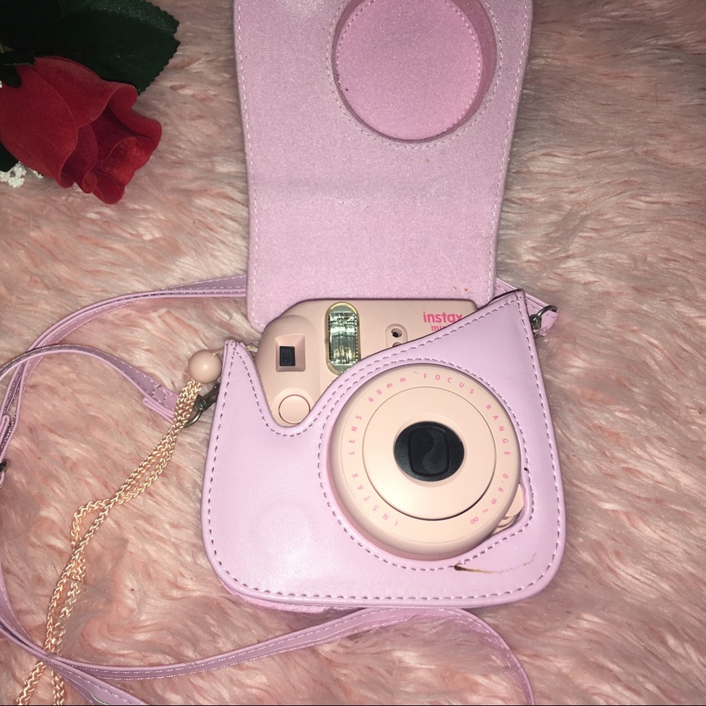 🍯💙 Instax Mini 8 Polaroid Camera + Case